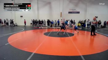 106 lbs Champ. Round 3 - Eddie Tomlinson, Bishop Chatard vs Cameron Schofield, Franklin Community