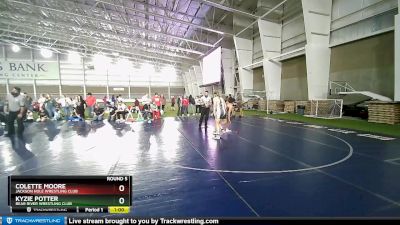 183 lbs Round 5 - Kyzie Potter, Bear River Wrestling Club vs Colette Moore, Jackson Hole Wrestling Club