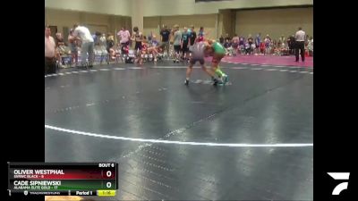 75 lbs Champ Round 1 (16 Team) - Oliver Westphal, SVRWC Black vs Cade Sipniewski, Alabama Elite Gold