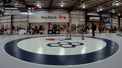 70 kg Cons. Round 3 - Lucas Kapusta, Mat-Town RTC vs Rawson Iwanicki, New York City RTC