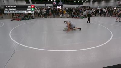 105 lbs Cons. Rd Of 32 - Lucas Sieren, Iowa vs Will Sanders, Open Mats Wrestling Club