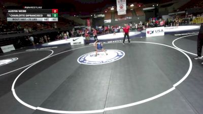 75 lbs 3rd Place Match - Charlotte DiFrancisco, Poway Elite vs Austin Webb