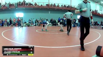 145 lbs Champ. Round 1 - Julianna Steckler, Unattached vs Jade Chloe Johnson, Western Wrestling Club