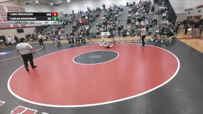 152 lbs 1st Place Match - Luke Hitchcock, Central Dauphin Hs vs Leelan Baughman, Donegal Hs