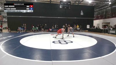 92 kg Cons. Sub-rd Of 16 - Kael Bennie, Brunson UVRTC vs Coen Grimm, West Virginia Regional Training Center