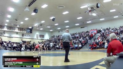 150 lbs Quarters & Wb (16 Team) - Nathan Plattner, South Adams vs Lucas Beier, Tell City