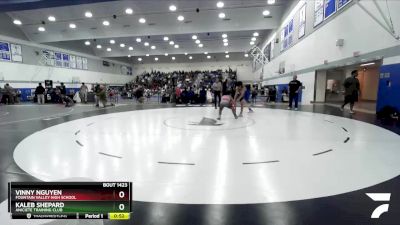 132 lbs Cons. Round 4 - Vinny Nguyen, Fountain Valley High School vs Kaleb Shepard, Aniciete Training Club