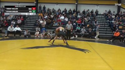 165 lbs Quarterfinal - Ethan Bibler, Waverly-Shell Rock vs Trent Keller, Waterloo East