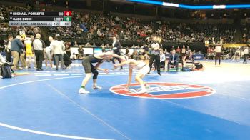 132 Class 4 lbs 3rd Place Match - Michael Poulette, Christian Brothers College vs Cade Dunn, Liberty