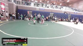 185 lbs Round 1 - Summer Johnson, Lil Mavs vs McKenzie Williams, Warrior Wrestling Club