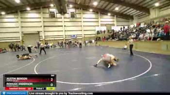 165 lbs Champ. Round 1 - Austin Benson, Marsh Valley vs Rohaan Anderson, Cedar Valley
