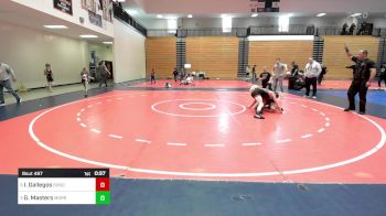 106 lbs Consolation - Isaac Gallegos, Sonoraville High School Wrestling vs Greyson Masters, Morris Fitness Wrestling Club