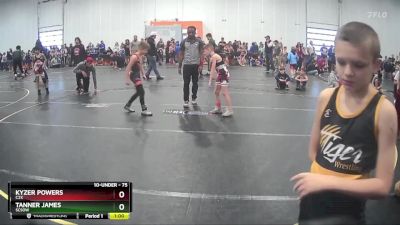 75 lbs Champ. Round 1 - Tanner James, SCSOW vs Kyzer Powers, C2X