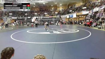 157 lbs 5th Place Match - Emerson Lowry, Stockton Hs vs Parker Hutchinson, Smith Center Hs