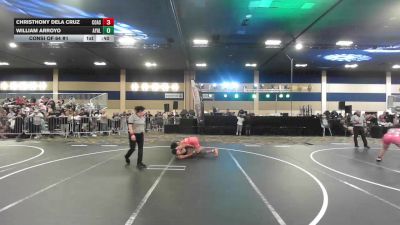 126 lbs Consi Of 64 #1 - Christhony Dela Cruz, Coast Wr Ac vs William Arroyo, Ayala