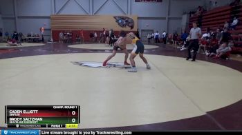 184 lbs Champ. Round 1 - Caden Elliott, Simpson vs Brody Saltzman, Graceland University
