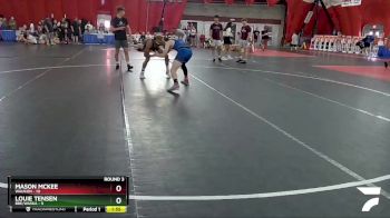 132 lbs Round 3 (4 Team) - Louie Tensen, BBE/Waska vs Mason McKee, Waukon