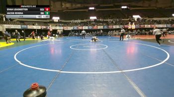 113 lbs Champ Round 1 (16 Team) - Jacob Rivera, Delaware Military Academy vs Evan Leadbetter, Patrick Henry