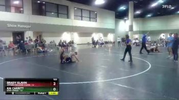 132 lbs Placement Matches (16 Team) - Kai Carritt, Iowa Gables vs Brady Glavin, Applied Pressure X Kame