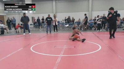 88 lbs Cons. Semis - Elijiah Mooney, Carrollton Thunder Wrestling vs Jayden Alcantara, Silverback Wrestling Fort Worth