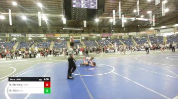 106 lbs Quarterfinal - Brady Gehring, Team Montana vs Blake Eddy, GI Grapplers