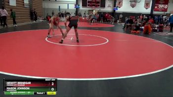 150 lbs Round 5 - Hewitt Brinegar, Prairie City Monroe vs Mason Johnson, Mediapolis