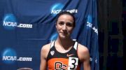 Lauren Carlyle Post race mile prelims moving on to outdoors at NCAA Indoor Champs 2012