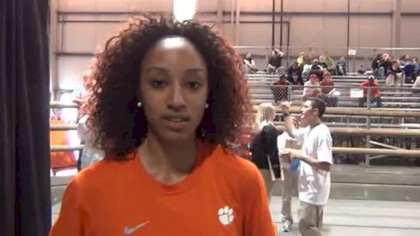 Brianna Rollins Post Race 60h prelim, getting past the nerves at NCAA Indoor Champs 2012