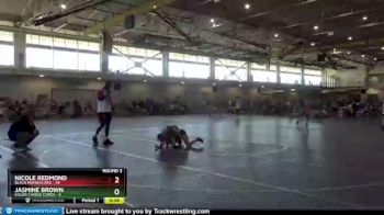 122 lbs Round 3 (4 Team) - Nicole Redmond, Black Mambas Red vs Jasmine Brown, Killer Cheese Curds