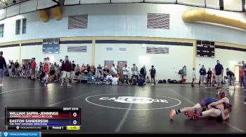 70 lbs Cons. Round 2 - William Sappa-Jennings, Jennings County Wrestling Club vs Easton Sanderson, The Fort Hammers Wrestling