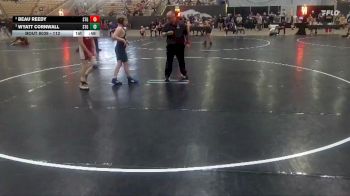 112 lbs Semifinal - Wyatt Cornwall, Williamson Co Wrestling Club vs Beau Reedy, Big Red Wrestling Club