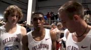 Oklahoma after DMR 6th place & calling an audible at NCAA Indoor Champs 2012
