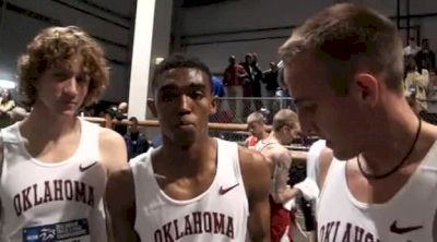 Oklahoma after DMR 6th place & calling an audible at NCAA Indoor Champs 2012