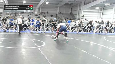 152 lbs Round Of 32 - Caden Yanarella, LAW Blue - HSB vs Kaygen Roberts, CKWA - HSB