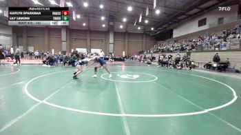 130 lbs Cons. Round 4 - Lily Lemons, Timberland vs Kaitlyn Sparkman, Francis Howell Central