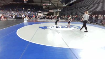 67 lbs Quarterfinal - Roan Rickel, Team Aggression Wrestling Club vs Alex Bowie, Gig Harbor Grizzlies Wrestling Club