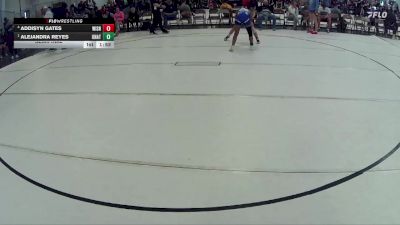 110 lbs Semifinal - Alejandra Reyes, Johnson County Central vs Addisyn Gates, GI Grapplers