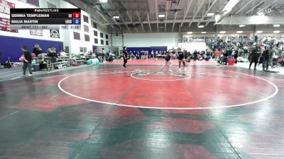 207 lbs Cons. Round 3 - Gemma Templeman, Emmanuel University vs Malia Martin, Lindenwood University