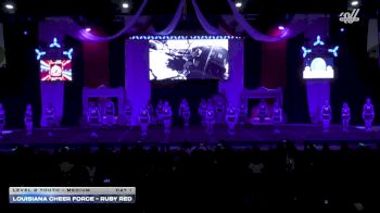 Louisiana Cheer Force - Ruby Red [2025 L2 Youth - Medium Day 1] 2025 ASC Battle Under the Big Top Grand Nationals