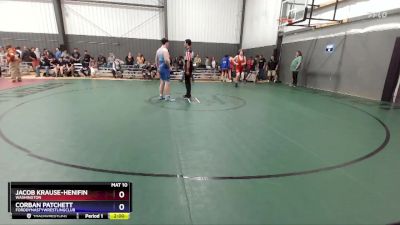 285 lbs Round 2 - Jacob Krause-Henifin, Washington vs Corban Patchett, FordDynastyWrestlingClub