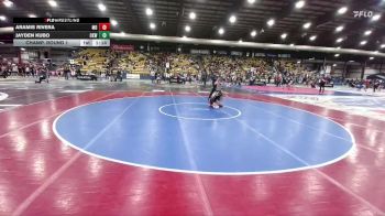 120 lbs Champ. Round 1 - Jayden Kubo, Camel Kids Wrestling vs Aramis Rivera, Montana Disciples