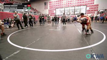 Rr Rnd 3 - Mathias Gregory, Weatherford Youth Wrestling vs Arron Chavez JR., Del City Little League Wrestling