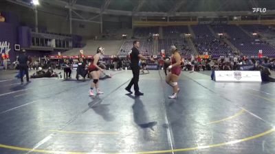 207 lbs 2nd Wrestleback (16 Team) - Jayleen Sekona, Colorado Mesa University vs Desiree Hall, William Jewell College