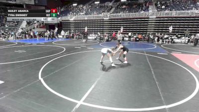 116 lbs Consolation - Hailey Abarca, Casper WC vs Tyra Swinney, Victory Wrestling Club - VTC
