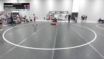 106 lbs Loc Webber, Ohio Scarlet vs Kaden Oldroyd, Utah