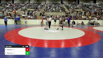 112 lbs Consi Of 8 #1 - Elias Mejias, Bluff Wrestling Club vs Felix Garcia, Brookwood Bronco Youth Wrestling Club