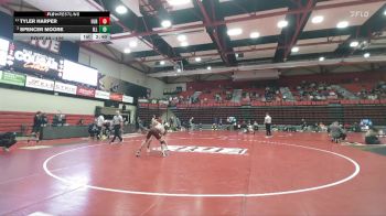125 lbs Quarterfinal - Spencer Moore, Illinois vs Tyler Harper, Little Rock