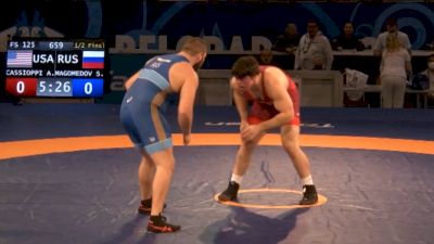 125 kg Semifinal - Anthony Lawrence Cassioppi, Usa vs Saipudin Akhmedovitch Magomedov, Rus