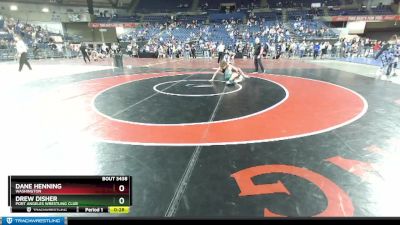 144 lbs Cons. Round 4 - Dane Henning, Washington vs Drew Disher, Port Angeles Wrestling Club