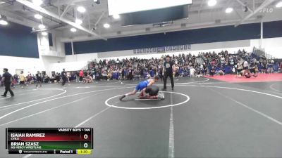 144 lbs Champ. Round 1 - Isaiah Ramirez, CVBJJ vs Brian Szasz, No Mercy Wrestling